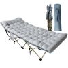 2 piece camping bed folding bed with mattress