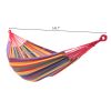 200*150cm Portable Polyester & Cotton Hammock Four Red