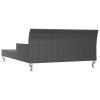 2-Person Patio Sun Bed with Cushions Poly Rattan Black