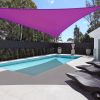 25' x 25' x 25' Triangle Sun Shade Sail/ Red Purple