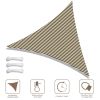 28' x 28' x 28' Triangle Sun Shade Sail/ Coffee+White