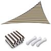 28' x 28' x 28' Triangle Sun Shade Sail/ Coffee+White