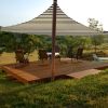 28' x 28' x 28' Triangle Sun Shade Sail/ Coffee+White