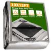 ac10x12ft Heavy Duty Poly Tarp/ Silver+Black