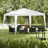 Patio Tent 10'x10' Party Tent Outdoor Gazebo Canopy Camping Shelter