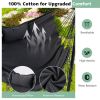 Height Adjustable Hammock Chair with Phone Holder and Side Pocket